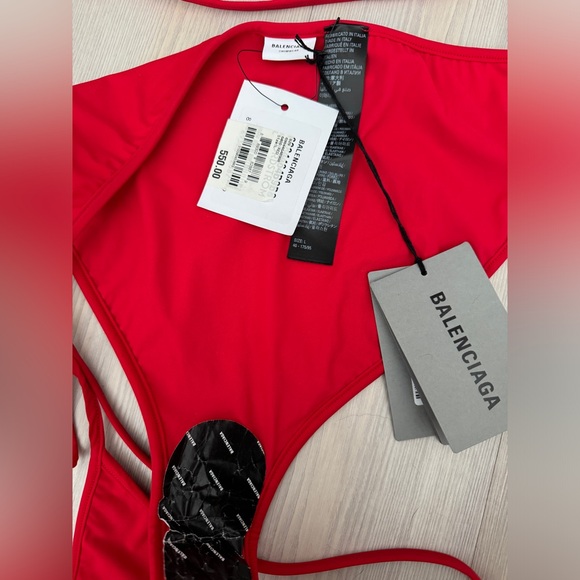 BALENCIAGA Wrap Tie-detailed stretch bikini FULL SET 2 BIKINI NWT - Picture 5 of 11